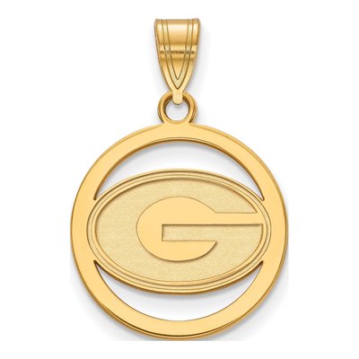 University of Georgia Gold-Plated Sterling Silver Medium Letter G Pendant