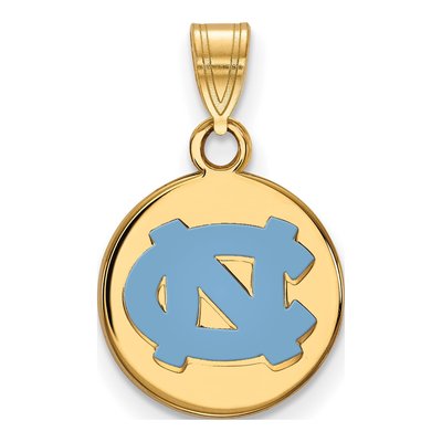 UNC Tar Heels N-C Enamel Disc Pendant