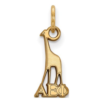 Alpha Epsilon Phi Gold-Plated Sterling Silver Extra Small Pendant
