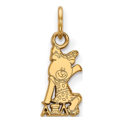 Alpha Xi Delta Gold-Plated Sterling Silver Extra Small Symbol Pendant