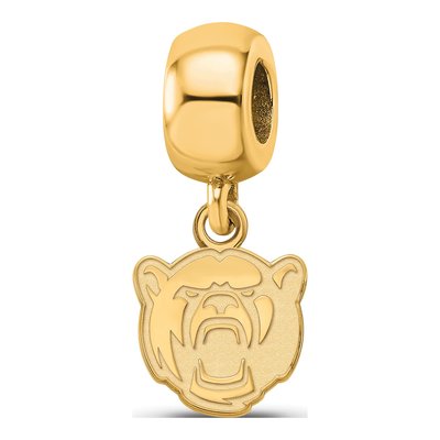 Baylor University Gold-Plated Sterling Silver Extra Small Dangle Bead
