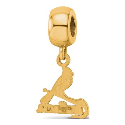 St. Louis Cardinals Gold-Plated Sterling Silver Small Bird Dangle Bead – view 5