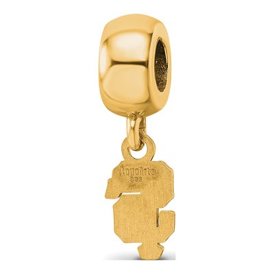 San Francisco Giants Gold-Plated Sterling Silver Extra Small SF Dangle Bead – view 5