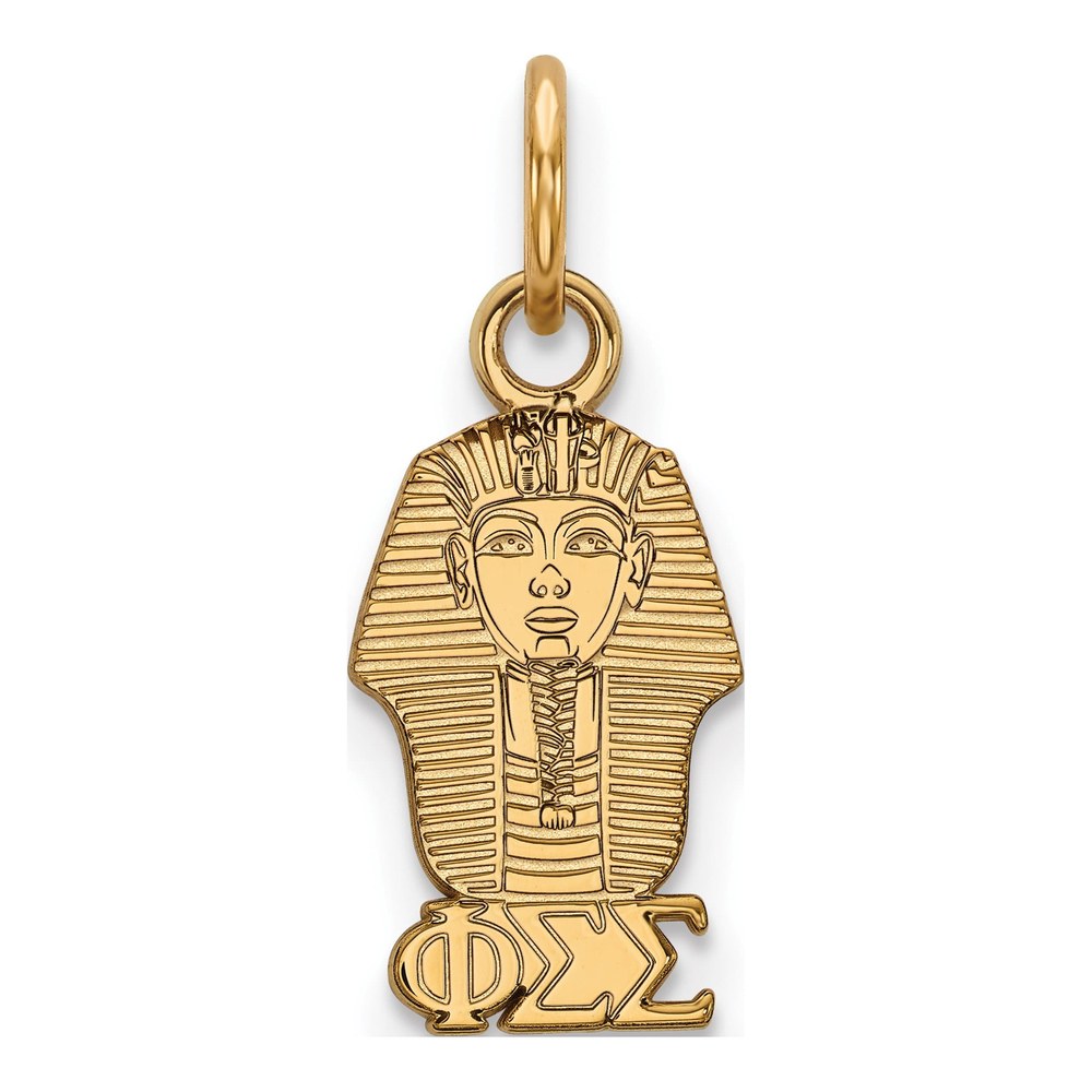 Phi Sigma Sigma Gold-Plated Sterling Silver Extra Small Pendant