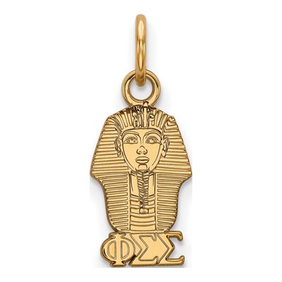 Phi Sigma Sigma Gold-Plated Sterling Silver Extra Small Pendant
