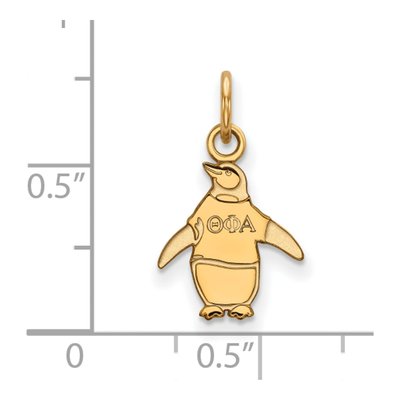 Theta Phi Alpha Gold-Plated Sterling Silver Extra Small Pendant – view 2