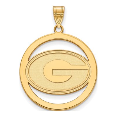 University of Georgia Gold-Plated Sterling Silver Large Letter G Pendant