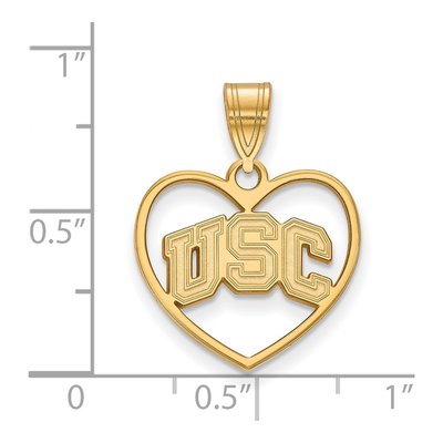 USC Trojans Heart Pendant – view 2