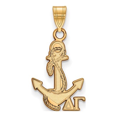 Delta Gamma Gold-Plated Sterling Silver Small Symbol Pendant