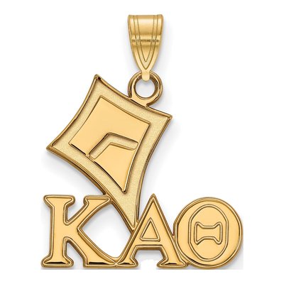 Kappa Alpha Theta Gold-Plated Sterling Silver Small Symbol Pendant