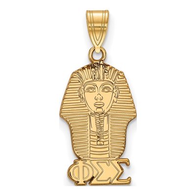 Phi Sigma Sigma Gold-Plated Sterling Silver Small Symbol Pendant
