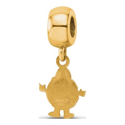 Syracuse University Gold-Plated Sterling Silver Small Mascot Dangle Bead – view 5