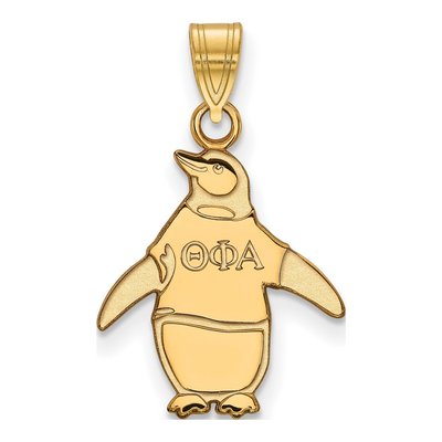 Theta Phi Alpha Gold-Plated Sterling Silver Small Pendant