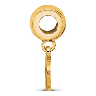 University of Georgia Gold-Plated Sterling Silver Extra Small Of Letter G Dangle Bead – view 3