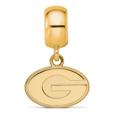 University of Georgia Gold-Plated Sterling Silver Extra Small Of Letter G Dangle Bead – view 5