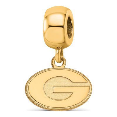 University of Georgia Gold-Plated Sterling Silver Extra Small Of Letter G Dangle Bead