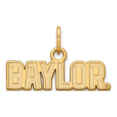 Baylor University Gold-Plated Sterling Silver Extra Small Pendant