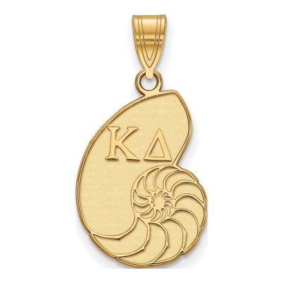Kappa Delta Gold-Plated Sterling Silver Medium Sorority Symbol Pendant