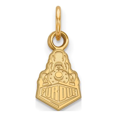 Purdue University Gold-Plated Sterling Silver Extra Small Boilermakers Train Pendant