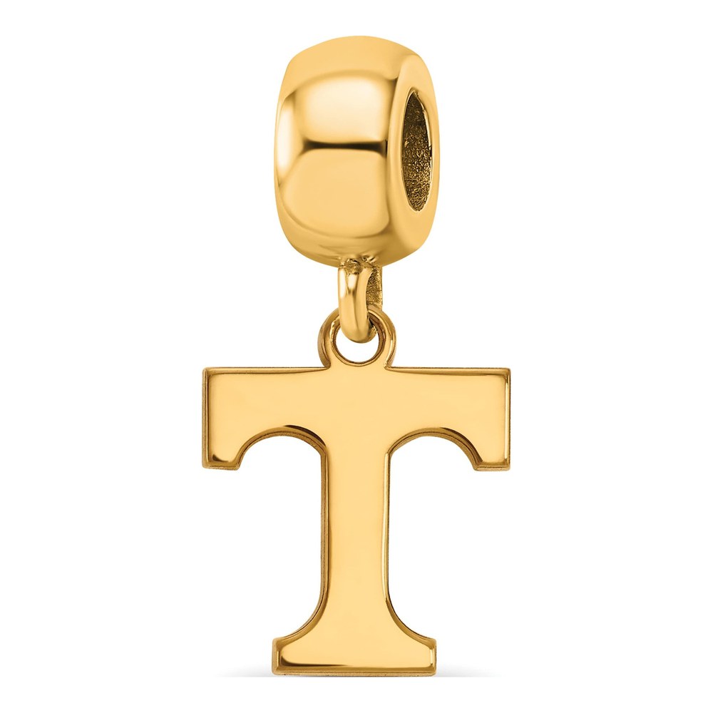 University of Tennessee Letter T Dangle Bead Charm