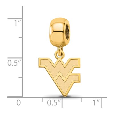 West Virginia University Dangle Bead Charm – view 4
