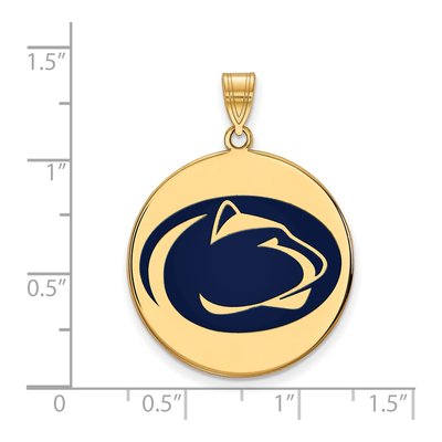 Penn State Lion Extra Large Disc Pendant – view 2
