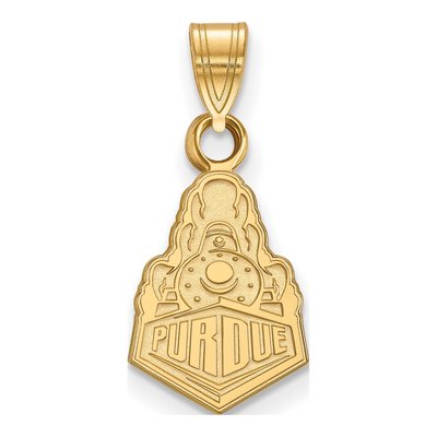 Purdue University Gold-Plated Sterling Silver Small Boilermakers Train Pendant
