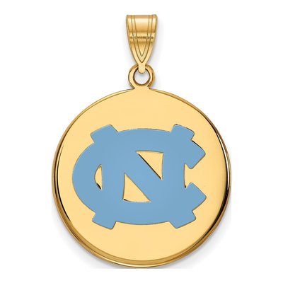 UNC Tar Heels Enamel Disc Pendant