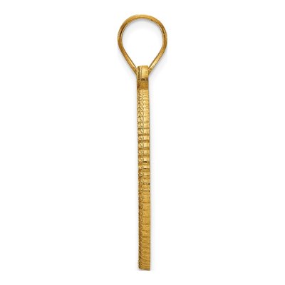 Baylor University Gold-Plated Sterling Silver Large Crest Pendant – view 2