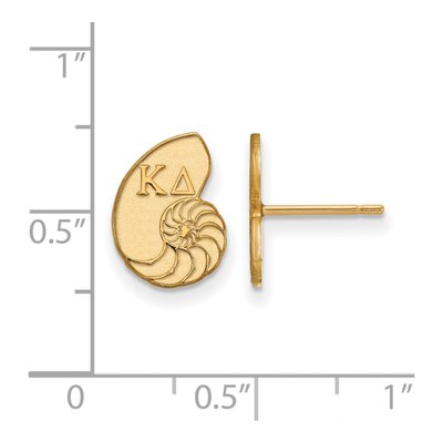 Kappa Delta Gold-Plated Sterling Silver Stud Earrings – view 2