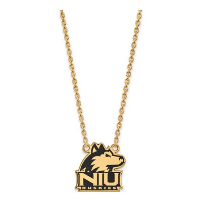 NIU Huskies Enameled Pendant Necklace, 18 in