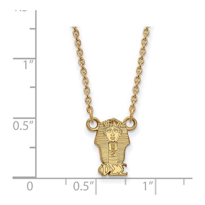 Phi Sigma Sigma Gold-Plated Sterling Silver Extra Small Symbol Pendant – view 2