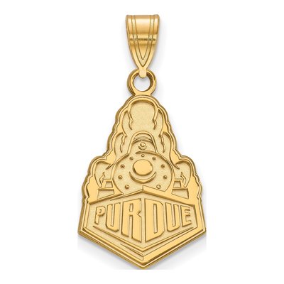 Purdue University Gold-Plated Sterling Silver Large Boilermakers Train Pendant