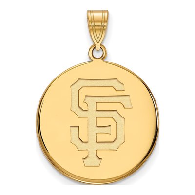 San Francisco Giants Gold-Plated Sterling Silver Large Pendant