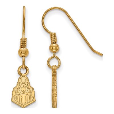 Purdue University Gold-Plated Sterling Silver Boilermakers Train Earrings