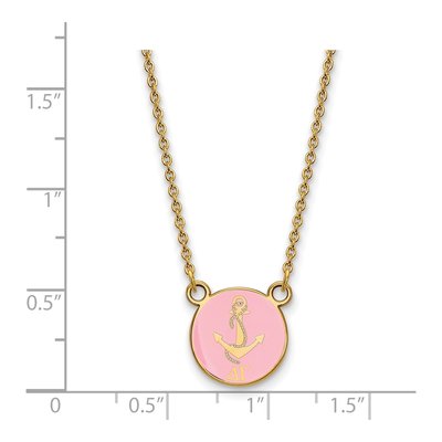 Delta Gamma Gold-Plated Sterling Silver Small Sorority Necklace – view 2
