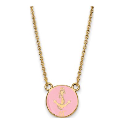 Delta Gamma Gold-Plated Sterling Silver Small Sorority Necklace