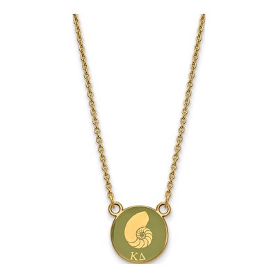 Kappa Delta Gold-Plated Sterling Silver Small Symbol Necklace