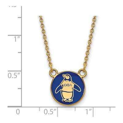 Theta Phi Alpha Gold-Plated Sterling Silver Small Symbol Necklace – view 2
