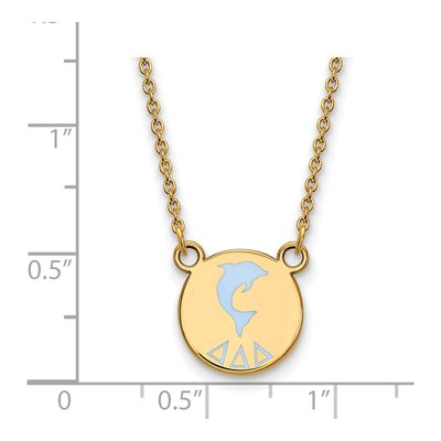 Delta Delta Tri Delta Sorority Necklace, 18 in – view 2