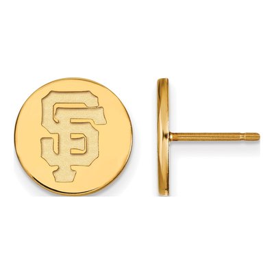 San Francisco Giants Gold-Plated Sterling Silver Stud Earrings