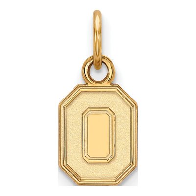 Ohio State University Gold-Plated Sterling Silver Extra Small Letter O Pendant