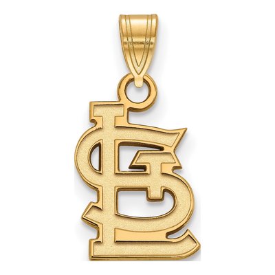 St. Louis Cardinals Gold-Plated Sterling Silver Small Pendant