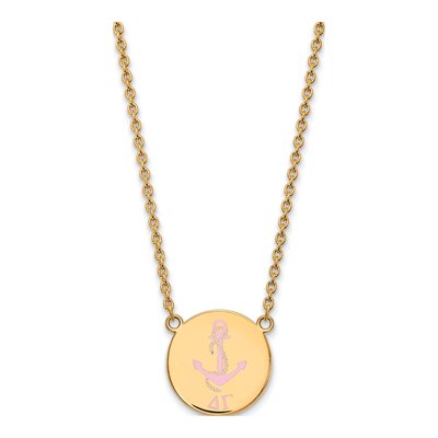 Delta Gamma Gold-Plated Sterling Silver Large Sorority Necklace
