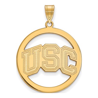 USC Trojans Large Circle Pendant