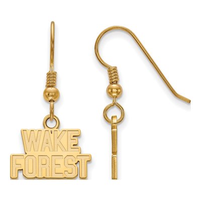 Wake Forest University Gold-Plated Sterling Silver Earrings