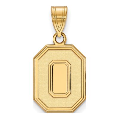 Ohio State University Gold-Plated Sterling Silver Medium Letter O Pendant
