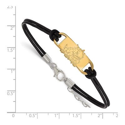TCU Horned Frogs Leather Bracelet – view 2