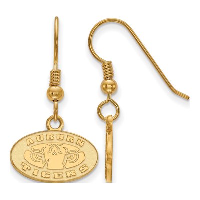 Auburn University Gold-Plated Sterling Silver Tigers Extra Small Earrings