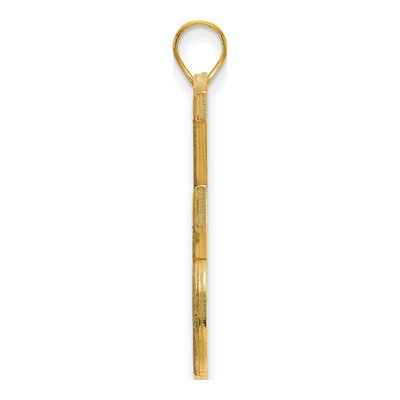 Kansas State University Gold-Plated Sterling Silver Extra Large K-S Pendant – view 2